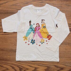 New Hanna Andersson Disney Princess Shirt - Size 120 / 6-7 - Belle Ariel Tiana